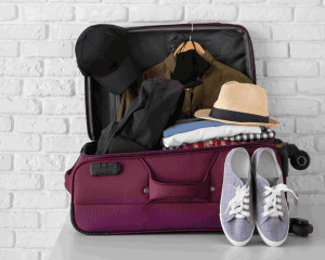 mala para viagem